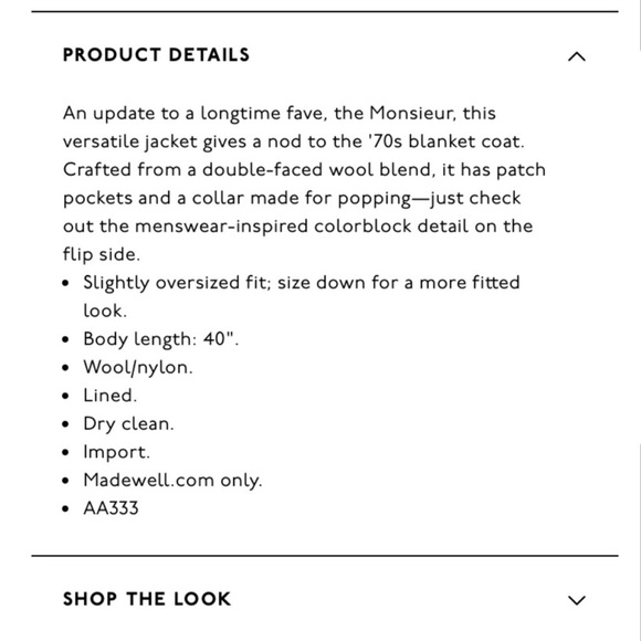 Madewell Tan Elmcourt Coat - Picture 4 of 9